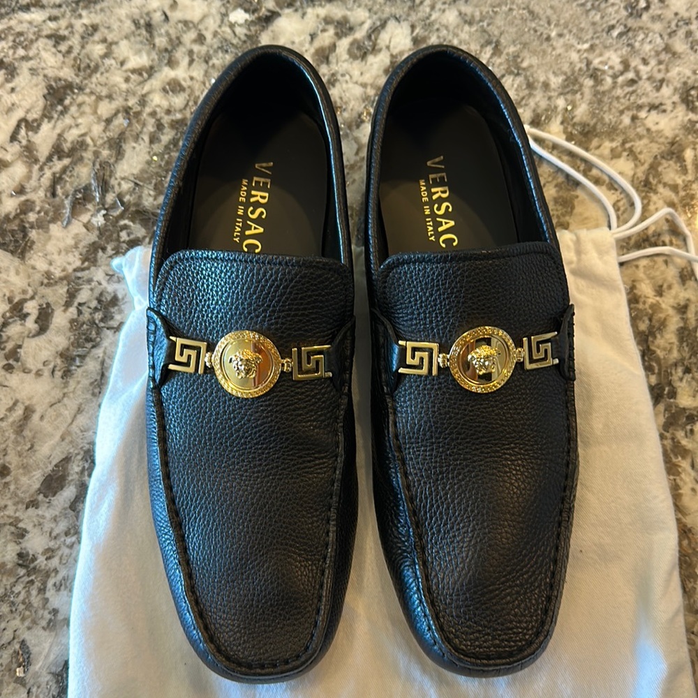 Versace Car Shoe Vitello St. Cervo
